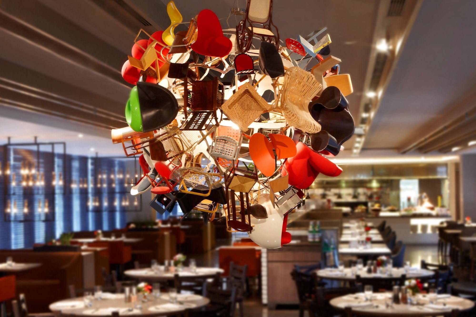 Humble House Taipei, Curio Collection By Hilton Hotel Екстериор снимка The restaurant's interior